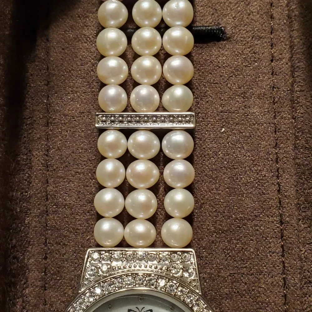 Limited Edition! Ross Simons Butterfly and Pearl Wristwatch Papilon